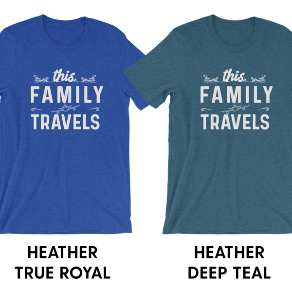This Family Travels - Unisex T-Shirt - Travel Suppliers Plus