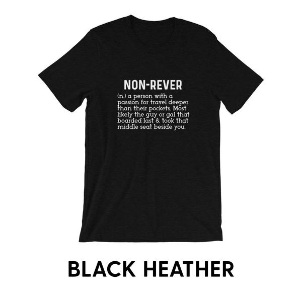 Non-Rever Definition - Unisex T-Shirt - Travel Suppliers Plus