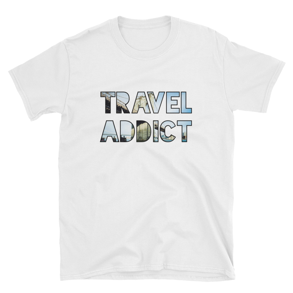 Brooklyn Bridge / NYC / Travel Addict T-Shirt - Travel Suppliers Plus