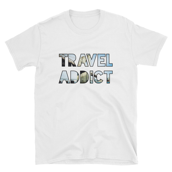 Brooklyn Bridge / NYC / Travel Addict T-Shirt - Travel Suppliers Plus