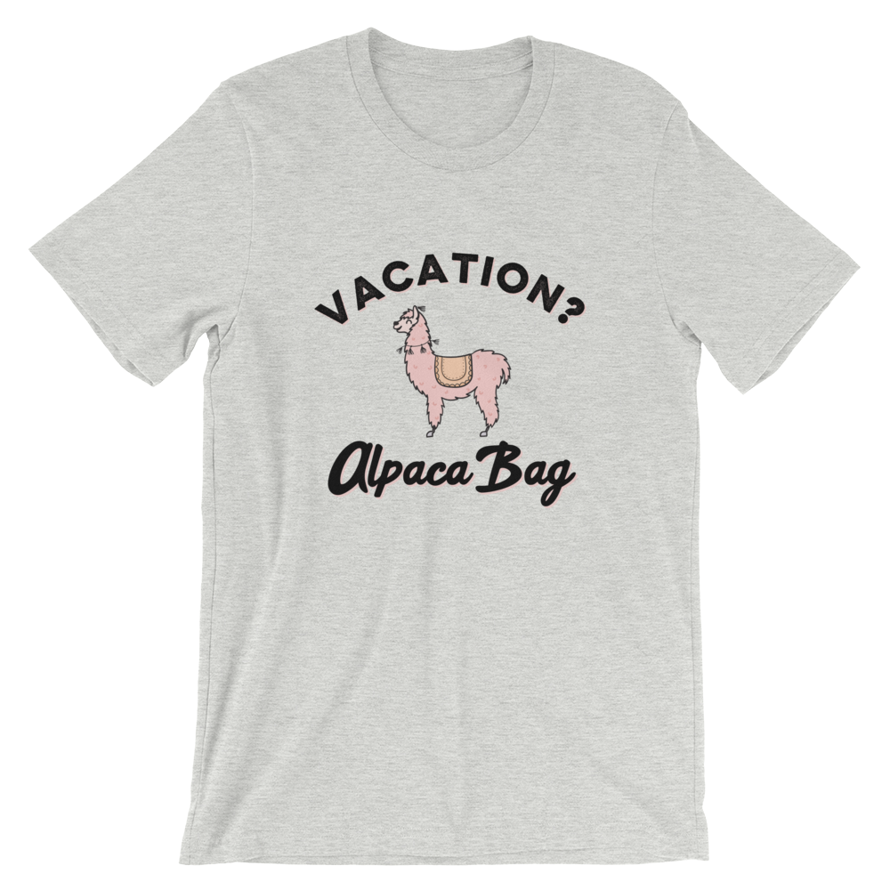 Vacation Alpaca Bag T-Shirt - Travel Suppliers Plus