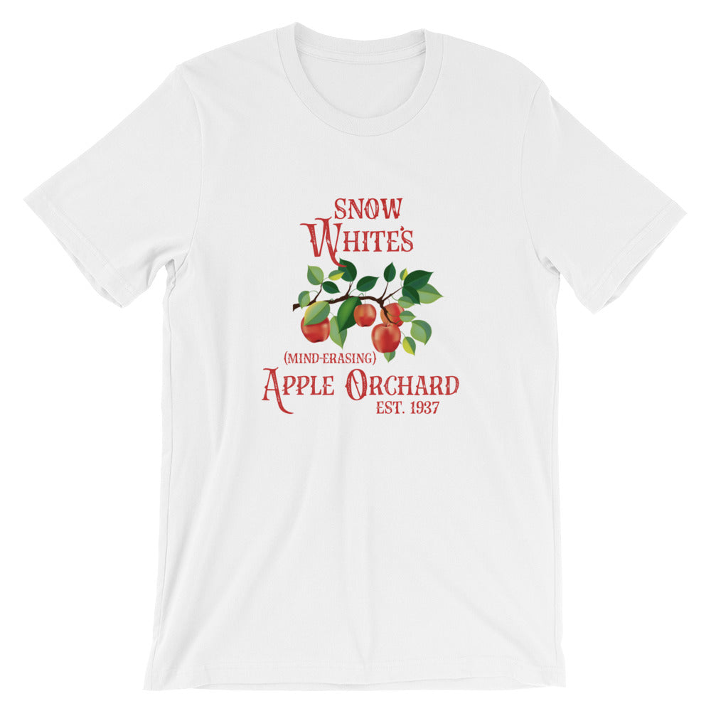 Snow White’s Apple Orchard T-Shirt (Unisex) - Travel Suppliers Plus