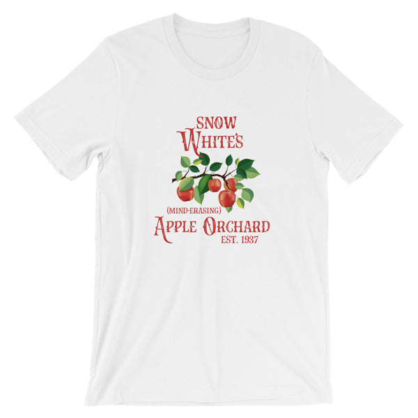 Snow White’s Apple Orchard T-Shirt (Unisex) - Travel Suppliers Plus