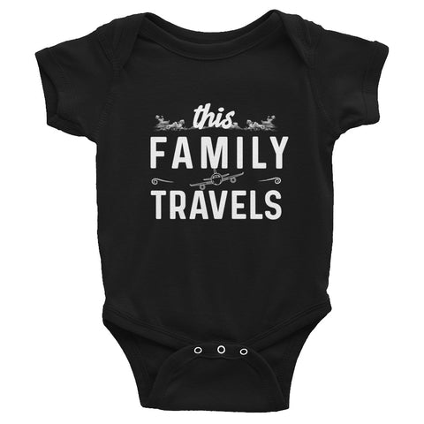 This Family Travels Infant Onesie - Travel Suppliers Plus