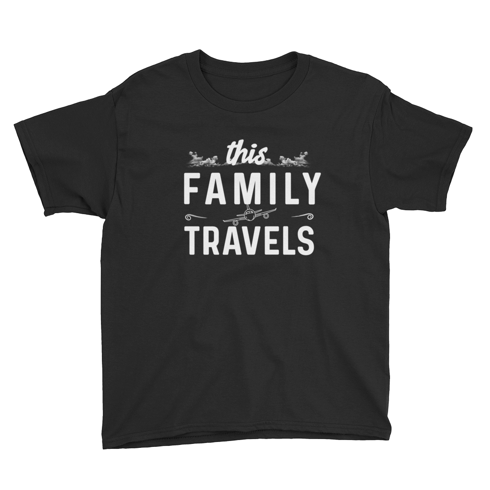 This Family Travels Youth T-Shirt - Travel Suppliers Plus